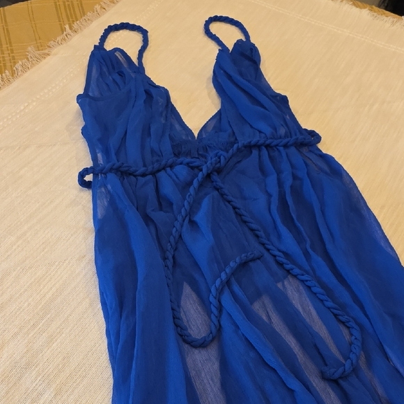 ASOS Cobalt Blue Swim Coverup - Picture 7 of 8